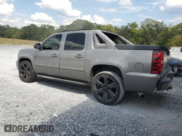 2007 Chevrolet Avalanche LT w/3LT with VIN 3GNEC12097G178650, listed as a Copart auction lot 72078054 with 0 mi miles and Salvage Title. Bid and sale history available at carsss.com. Image 2.