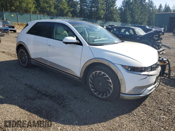 2024 Hyundai Ioniq 5 Limited z VIN KM8KRDDF3RU278462, wystawiony jako Copart lot #46951925 z przebiegiem 14 902 mil mil oraz Szkoda całkowita • Salvage title. Historia ofert i sprzedaży dostępna na DreamBid. Obrazek 4.