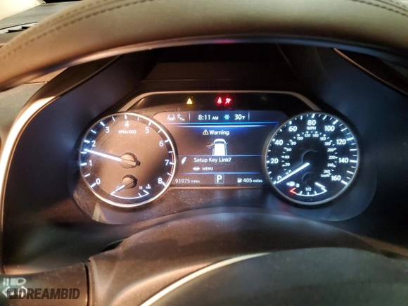 2020 Nissan Murano Platinum with VIN 5N1AZ2DS7LN114680, listed as a Copart auction lot 42124205 with 91,975 mi miles and Salvage Title. Bid and sale history available at carsss.com. Image 9.