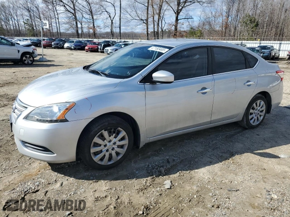 2015 Nissan Sentra SL with VIN 3N1AB7AP1FY217609, listed as a Copart auction lot 47180465 with 99,706 mi miles and Salvage Title. Bid and sale history available at DreamBid. Image 1.