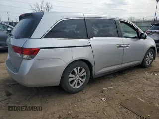 2014 Honda Odyssey EX-L with VIN 5FNRL5H6XEB065581, listed as a Copart auction lot 53467645 with 111,917 mi miles and Clean Title. Bid and sale history available at DreamBid. Image 3.