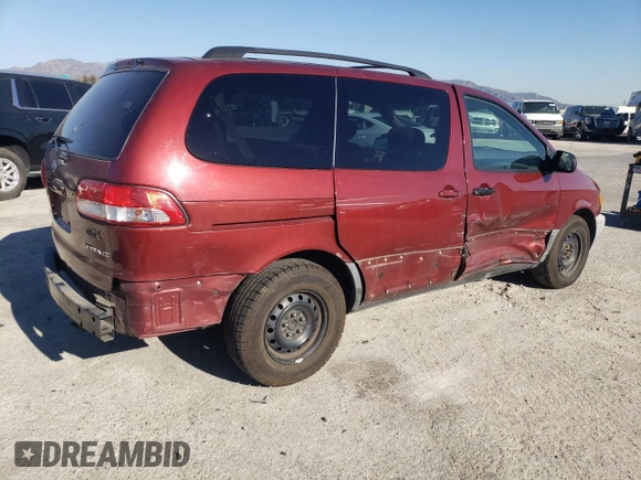 2002 Toyota Sienna CE with VIN 4T3ZF19CX2U458085, listed as a Copart auction lot 79036824 with 269,127 mi miles and Salvage Title. Bid and sale history available at carsss.com. Image 3.