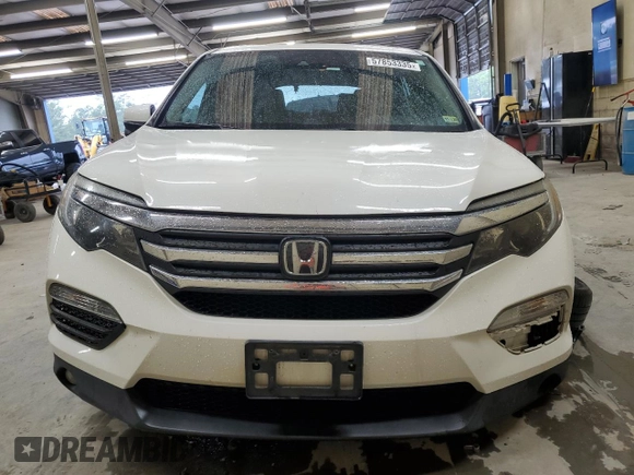 2018 Honda Pilot EX-L with VIN 5FNYF6H62JB043318, listed as a Copart auction lot 57853335 with 57,354 mi miles and Salvage title. Bid and sale history available at DreamBid. Image 5.