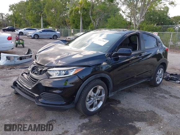 2021 Honda HR-V LX with VIN 3CZRU5H30MM727532, listed as a IAAI auction lot 41977847 with 64,364 mi miles. Bid and sale history available at carsss.com. Image 2.