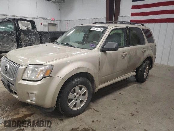 2010 Mercury Mariner z VIN 4M2CN9BG1AKJ04266, wystawiony jako Copart lot #43746595 z przebiegiem Nie podano mil oraz Szkoda całkowita • Salvage title. Historia ofert i sprzedaży dostępna na DreamBid. Obrazek 1.
