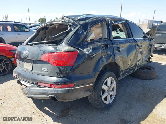 2015 Audi Q7 3.0T Premium Plus with VIN WA1LGAFE0FD023758, listed as a IAAI auction lot 41906750 with 1 mi miles. Bid and sale history available at carsss.com. Image 4.