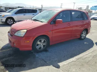 2002 Suzuki Aerio SX z VIN JS2RC41H225101871, wystawiony jako Copart lot #58211775 z przebiegiem 127 633 mil mil oraz Szkoda całkowita • Salvage title. Historia ofert i sprzedaży dostępna na DreamBid. Obrazek 1.