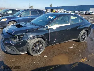 2022 Subaru WRX Premium with VIN JF1VBAF65N9032551, listed as a Copart auction lot 46346115 with 16,153 mi miles and Salvage Title. Bid and sale history available at carsss.com. Image 1.