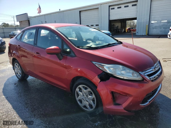 2011 Ford Fiesta SE with VIN 3FADP4BJ7BM161834, listed as a Copart auction lot 48598205 with 95,259 mi miles and Salvage Title. Bid and sale history available at carsss.com. Image 4.