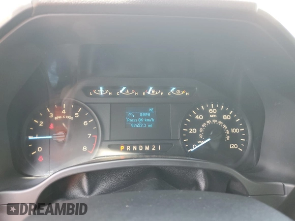 2018 Ford F-150 XL with VIN 1FTEX1EB2JFA64878, listed as a Copart auction lot 65714105 with 92,452 mi miles and Clean title. Bid and sale history available at DreamBid. Image 9.