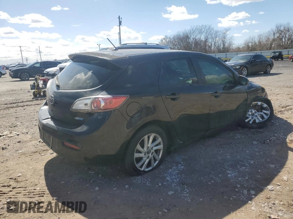 2013 Mazda 3 i Touring with VIN JM1BL1L71D1842795, listed as a Copart auction lot 47854375 with 131,672 mi miles and Salvage Title. Bid and sale history available at carsss.com. Image 3.