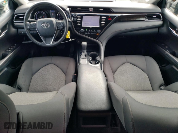 2020 Toyota Camry LE with VIN 4T1C11AK8LU954357, listed as a Copart auction lot 50153005 with 28,534 mi miles and Salvage Title. Bid and sale history available at DreamBid. Image 8.