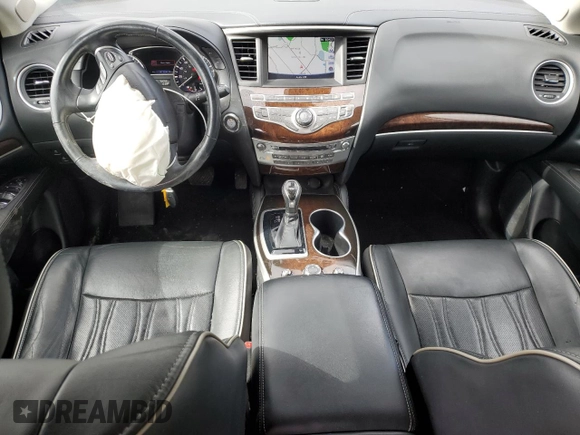 2018 Infiniti QX60 with VIN 5N1DL0MMXJC520725, listed as a Copart auction lot 52320875 with 76,056 mi miles and Salvage Title. Bid and sale history available at DreamBid. Image 8.