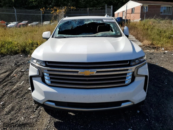 2022 Chevrolet Tahoe High Country with VIN 1GNSKTKL1NR313709, listed as a Copart auction lot 75839884 with 55,755 mi miles and Salvage Title. Bid and sale history available at carsss.com. Image 5.