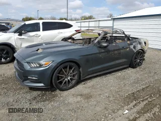 2016 Ford Mustang V6 with VIN 1FATP8EM2G5279988, listed as a Copart auction lot 49912525 with Not provided miles and Non repairable. Bid and sale history available at DreamBid. Image 1.