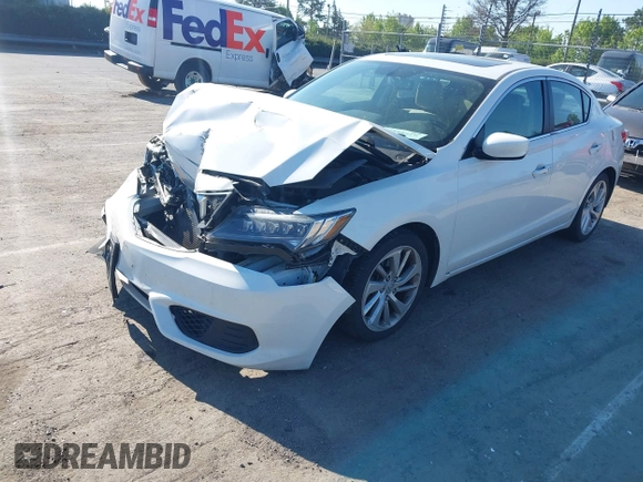 2017 Acura ILX w/Premium Pkg with VIN 19UDE2F76HA016830, listed as a IAAI auction lot 41888519 with 83,727 mi miles. Bid and sale history available at carsss.com. Image 17.