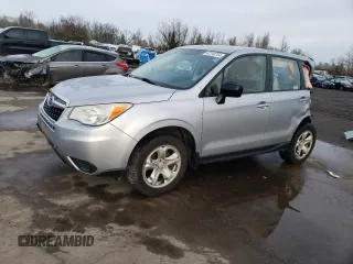 2015 Subaru Forester 2.5i with VIN JF2SJAAC4FG440180, listed as a Copart auction lot 87240754 with 81,047 mi miles and Salvage Title. Bid and sale history available at carsss.com. Image 1.
