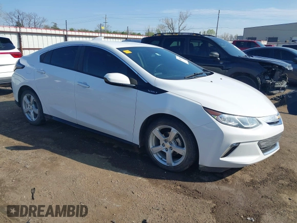 2018 Chevrolet Volt LT with VIN 1G1RC6S56JU144665, listed as a IAAI auction lot 41925714 with 89,329 mi miles. Bid and sale history available at carsss.com. Image 1.