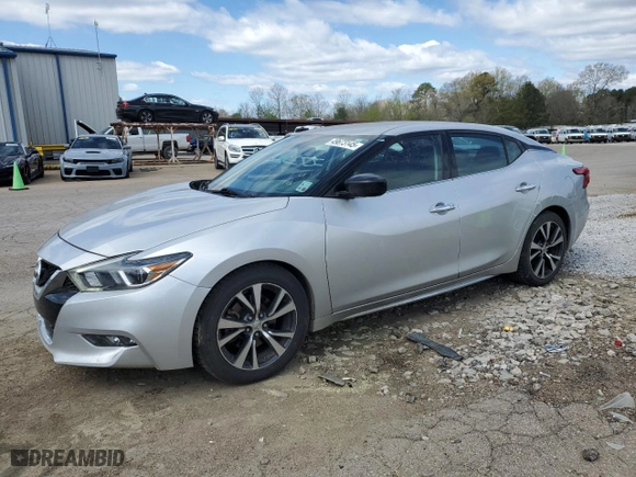 2016 Nissan Maxima 3.5 SL with VIN 1N4AA6AP7GC384504, listed as a Copart auction lot 49673145 with 169,240 mi miles and Salvage Title. Bid and sale history available at carsss.com. Image 1.