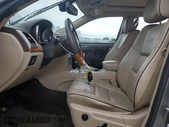 2013 Jeep Grand Cherokee Overland with VIN 1C4RJFCT7DC522416, listed as a Copart auction lot 44614375 with 170,786 mi miles and Salvage Title. Bid and sale history available at carsss.com. Image 7.
