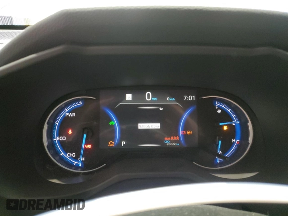 2023 Toyota RAV4 Hybrid LE with VIN 4T3LWRFV1PU092924, listed as a Copart auction lot 45998165 with 20,368 mi miles and Salvage Title. Bid and sale history available at carsss.com. Image 9.