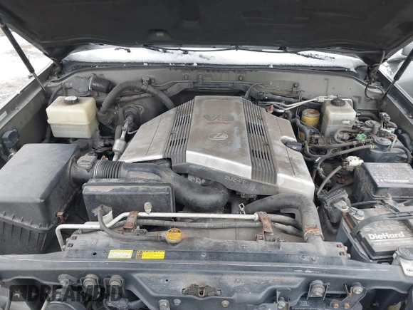 2000 Lexus LX 470 with VIN JT6HT00W9Y0096647, listed as a IAAI auction lot 41376347 with 231,916 mi miles and . Bid and sale history available at DreamBid. Image 10.