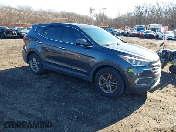 2017 Hyundai Santa Fe 2.4L with VIN 5XYZTDLB0HG453575, listed as a IAAI auction lot 41036334 with 114,031 mi miles and . Bid and sale history available at DreamBid. Image 1.