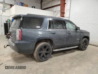 2019 GMC Yukon SLT with VIN 1GKS2BKC6KR387954, listed as a Copart auction lot 44970125 with 97,616 mi miles and Salvage Title. Bid and sale history available at carsss.com. Image 3.