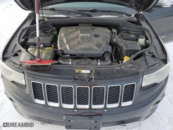 2014 Jeep Grand Cherokee Overland with VIN 1C4RJFCM4EC318893, listed as a Copart auction lot 42163465 with 153,678 mi miles and Clean Title. Bid and sale history available at carsss.com. Image 12.