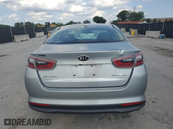 2015 Kia Optima EX z VIN KNAGN4AD9F5090363, wystawiony jako Copart lot #53523145 z przebiegiem 120 956 mil mil oraz Szkoda całkowita • Salvage title. Historia ofert i sprzedaży dostępna na DreamBid. Obrazek 6.