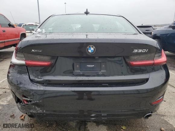 2021 BMW 3 Series 330i xDrive with VIN 3MW5R7J0XM8B60382, listed as a Copart auction lot 82113014 with 54,597 mi miles and Salvage Title. Bid and sale history available at carsss.com. Image 6.
