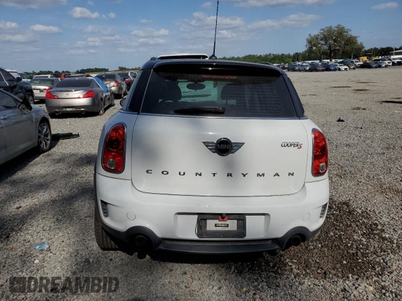 2014 MINI Countryman S with VIN WMWZC3C59EWT00838, listed as a Copart auction lot 53608055 with 114,520 mi miles and Non Repairable. Bid and sale history available at DreamBid. Image 6.