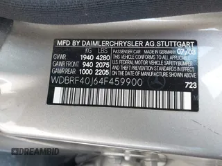 2004 Mercedes-Benz C 230 Kompressor с VIN WDBRF40J64F459900, выставлен на аукционе IAAI как лот 42500575 с пробегом 231 657 миль миль и . История ставок и продаж доступна на DreamBid. Изображение 9.