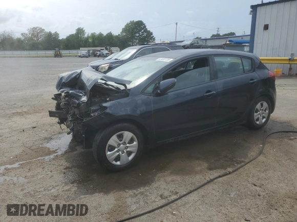 2017 Kia Forte5 LX with VIN KNAFK5A85H5706866, listed as a Copart auction lot 52030735 with 179,000 mi miles and Salvage Title. Bid and sale history available at carsss.com. Image 1.
