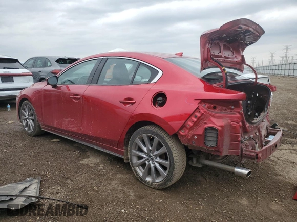 2019 Mazda 3 Premium with VIN 3MZBPAEM6KM103409, listed as a Copart auction lot 51947795 with 100,986 mi miles and Salvage Title. Bid and sale history available at DreamBid. Image 2.