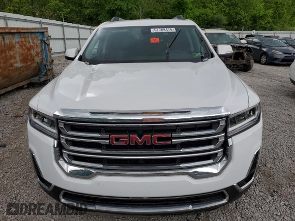2023 GMC Acadia SLT with VIN 1GKKNULS6PZ237102, listed as a Copart auction lot 57768475 with Not provided miles and Salvage title. Bid and sale history available at DreamBid. Image 5.