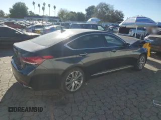 2018 Genesis G80 3.8L with VIN KMHGN4JE6JU225160, listed as a Copart auction lot 85454134 with 67,994 mi miles and Salvage Title. Bid and sale history available at carsss.com. Image 3.