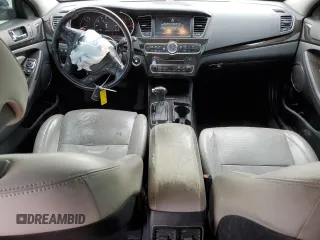 2015 Kia Cadenza Premium with VIN KNALN4D73F5171587, listed as a Copart auction lot 48214115 with 189,335 mi miles and Salvage Title. Bid and sale history available at DreamBid. Image 8.