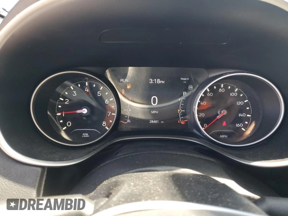 2021 Jeep Compass 80th Anniversary with VIN 3C4NJDEB1MT550319, listed as a Copart auction lot 52038445 with 28,461 mi miles and Salvage title. Bid and sale history available at DreamBid. Image 9.