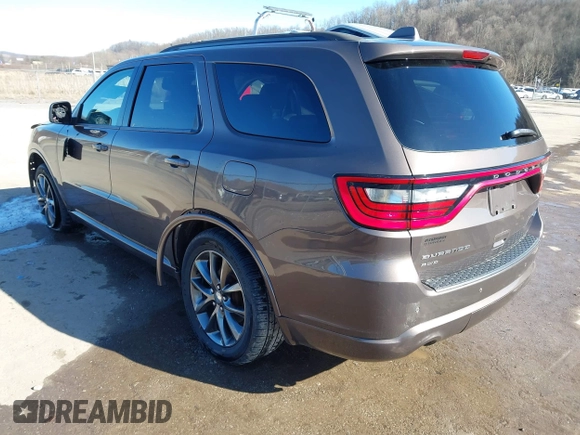 2017 Dodge Durango GT with VIN 1C4RDJDG5HC839869, listed as a IAAI auction lot 41752060 with 88,408 mi miles and . Bid and sale history available at carsss.com. Image 3.