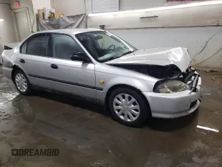 1996 Honda Civic LX "O" w/Air with VIN 2HGEJ6672TH544494, listed as a Copart auction lot 85801094 with 183,647 mi miles and Salvage Title. Bid and sale history available at carsss.com. Image 4.