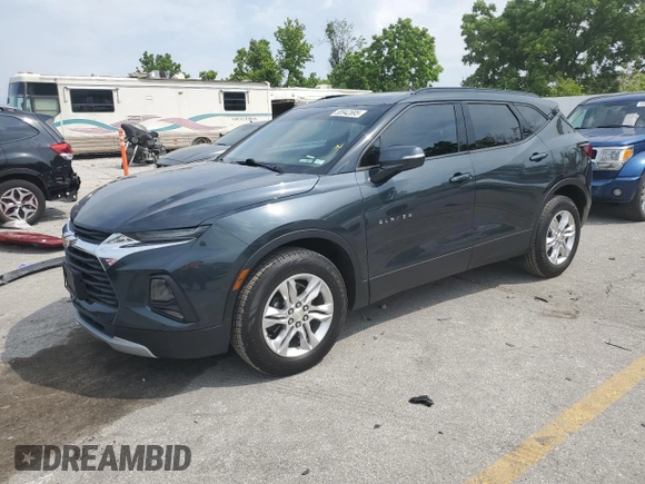 2020 Chevrolet Blazer LT with VIN 3GNKBCR4XLS615251, listed as a Copart auction lot 58942695 with 95,240 mi miles and Salvage title. Bid and sale history available at DreamBid. Image 1.