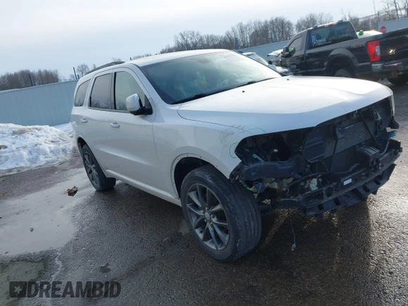 2017 Dodge Durango GT with VIN 1C4RDJDGXHC907163, listed as a IAAI auction lot 41427766 with 119,719 mi miles and . Bid and sale history available at carsss.com. Image 1.