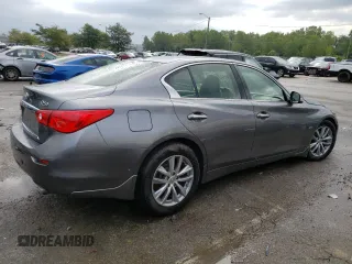 2017 Infiniti Q50 3.0t Signature Edition with VIN JN1EV7AR6HM830339, listed as a Copart auction lot 67737894 with 128,643 mi miles and Salvage Title. Bid and sale history available at carsss.com. Image 3.