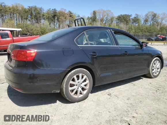 2014 Volkswagen Jetta Sedan SE with VIN 3VWD17AJ3EM268718, listed as a Copart auction lot 53458795 with 160,124 mi miles and Clean Title. Bid and sale history available at carsss.com. Image 3.