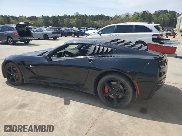 2014 Chevrolet Corvette 3LT with VIN 1G1YE2D72E5100689, listed as a Copart auction lot 50596915 with 83,073 mi miles and Salvage title. Bid and sale history available at DreamBid. Image 2.