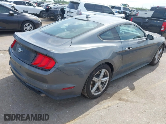 2022 Ford Mustang EcoBoost with VIN 1FA6P8TH2N5104155, listed as a IAAI auction lot 42068259 with 47,963 mi miles and . Bid and sale history available at DreamBid. Image 4.
