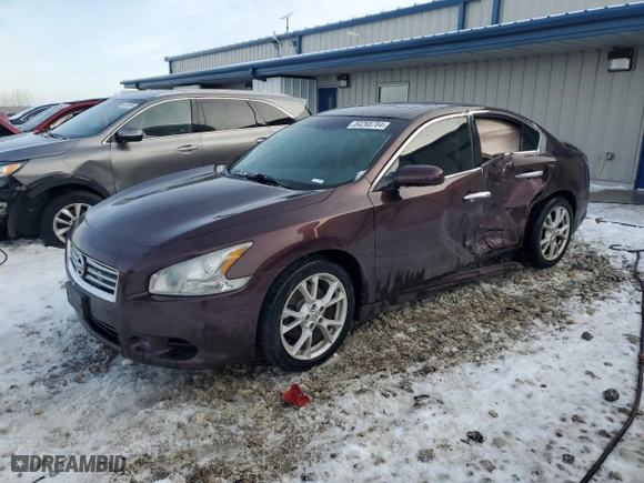 2014 Nissan Maxima 3.5 SV with VIN 1N4AA5AP3EC495042, listed as a Copart auction lot 84268784 with 0 mi miles and Clean Title. Bid and sale history available at carsss.com. Image 1.