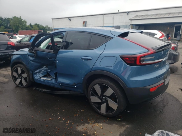 2023 Volvo C40 Recharge Pure Electric Ultimate with VIN YV4ED3GM8P2031366, listed as a Copart auction lot 67716824 with 0 mi miles and Salvage Title. Bid and sale history available at carsss.com. Image 2.