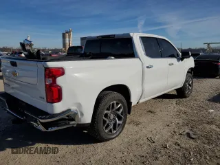 2021 Chevrolet Silverado 1500 LTZ with VIN 3GCUYGET3MG321862, listed as a Copart auction lot 81324384 with 123,966 mi miles and Salvage Title. Bid and sale history available at DreamBid. Image 3.